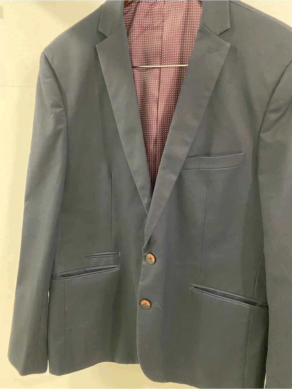 Men's Navy Blazer - Classic Tailored Suit Jacket